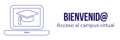 Icono de portátil para acceso al campus online de Instituto Focan