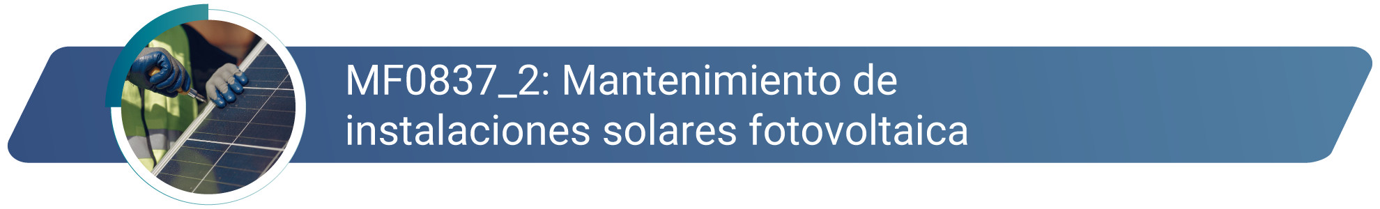 MF0837_2 - Mantenimiento de instalaciones solares fotovoltaicas