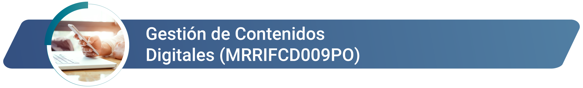 MRRIFCD009PO - Gestión de Contenidos Digitales
