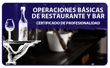 Acceso al campus online de Operaciones Básicas de Restaurante y Bar en Instituto Focan