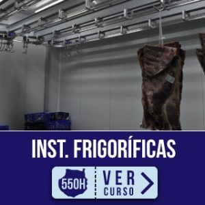 Interior de cámara frigórifica para curso de Montaje y Mantenimiento de Instalaciones Frigoríficas en Focan