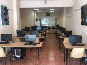 Aula informática en La Palma