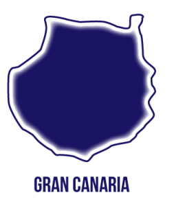 silueta isla de Gran Canaria en Instituto Focan