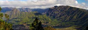 Imagen aérea caldera de Taburiente para curso de Promoción Turística Local en Instituto Focan La Palma