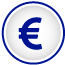 Icono del símbolo del Euro