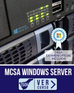 Primer plano servidor para curso de MCSA Microsoft Windows Server 2012 en Instituto Focan Tenerife